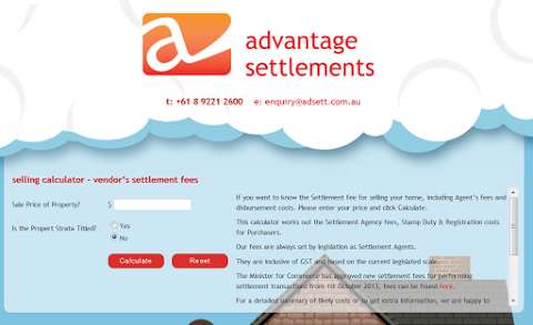 Photo: Advantage Settlement Agents Perth